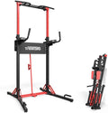 ONETWOFIT Foldable Power Tower Pull Up Bar Station, Multi-Function Adjustable Height Pull Up Dip Station for Gym Workout, Strength Training Fitness Equipment, Pull Up Stand Pro 400LBS/Pro Max 600LBS