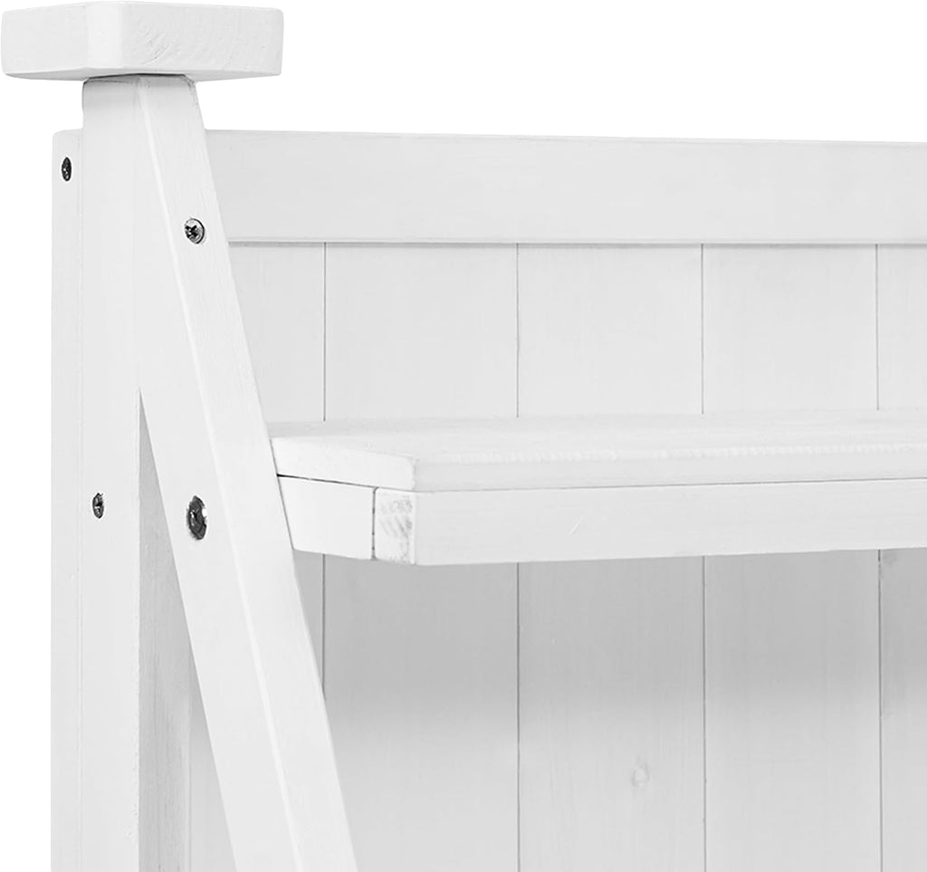 65inch Garden Potting Bench Table, Fir Wood Workstation with Storage Shelf, Drawer and Cabinet,for Outdoor Indoor Use