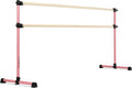 VITA Barre Portable Freestanding Double Ballet Barre, Prodigy, Wood | Adjustable Height, USA Made, Home or Gym Exercise Equipment for Kids & Adults | Dance, Fitness, Pilates
