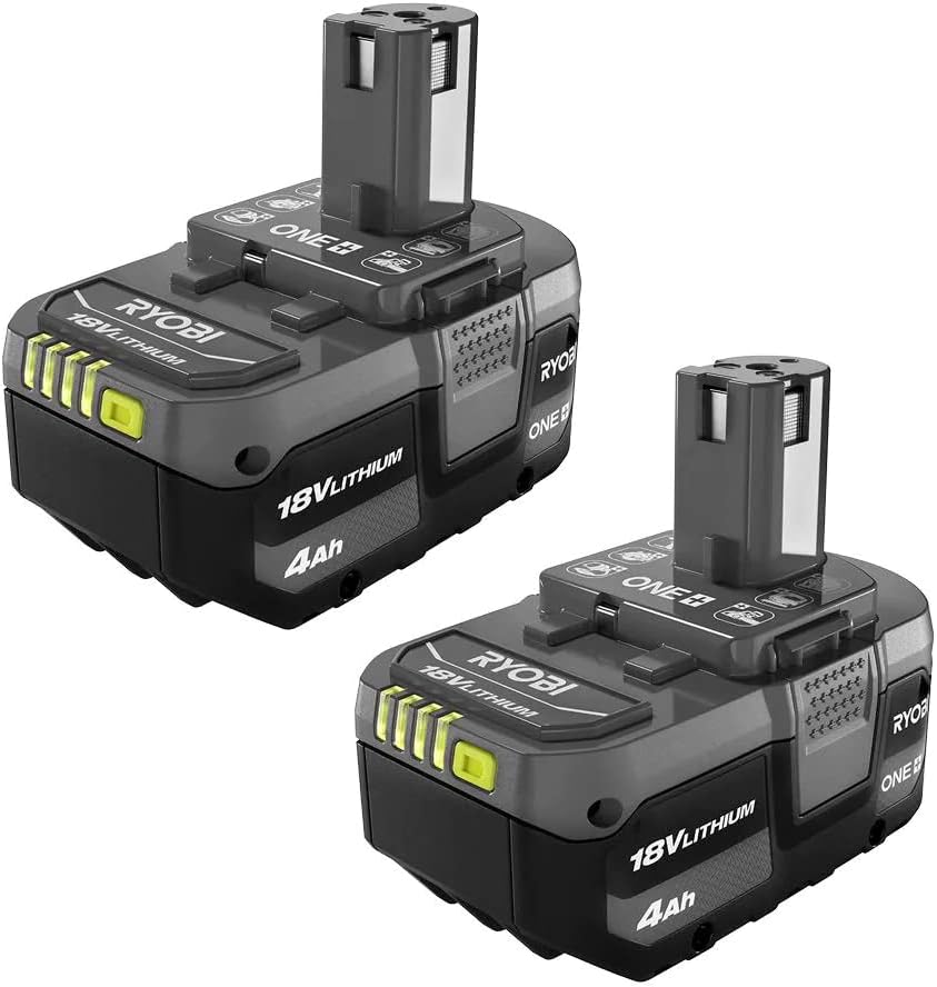 RYOBI ONEAND 18V Lithium-ION 4.0 AH Battery 2-Pack PBP2005