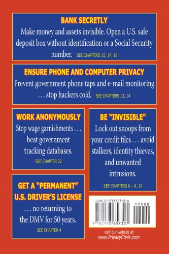 Privacy Crisis: Identity Theft Prevention Plan and Guide to Anonymous Living