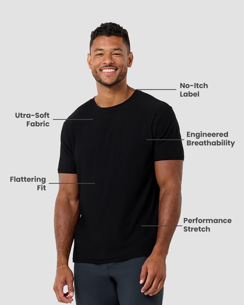 INTO THE AM Workout Shirts for Men - Dry Fit Short Sleeve Athletic Gym Tees Running Fitted Tshirts S - 4XL
