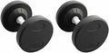Pro Style Dumbbell - Includes 1 Pairs (Total 2 Dumbbells of 150lb each)- 30mm Knurled Chrome Handles, Rubber Coated Solid Steel Core for Home & Gym Training