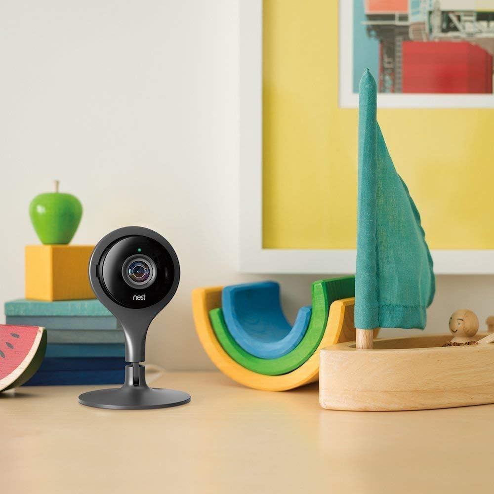 Nest Cam Security Camera 3 Pack Indoor Color: Black Style: Nest Cam Security Camera: 3 Pack, Model: NC1104US… (Renewed)