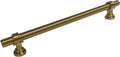 eBuilderDirect Brushed Brass Kitchen Cupboard Furniture Cabinet Hardware Drawer Dresser Bar Knob Pull 3335 (25 Pack, Pull 192MM (7.56 Inch))