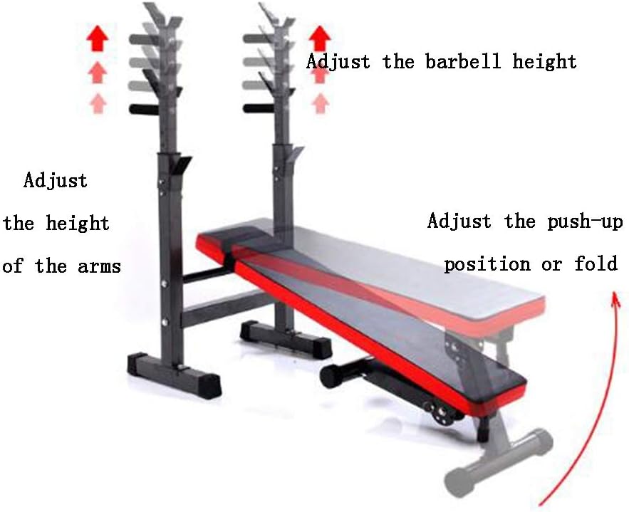 Fitness Equipment Small Dumbbell Weight Bench, Professional Fitness Equipment Exercise Bench Multi-Function Dumbbell Bench Supine Board Home Fitness Equipment Fitness Dumbbell