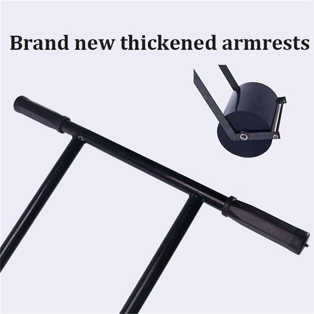 Seed Sower & Fertilizer Applicator, Manual Garden Seeder, Garden Push Seeder Planter, Simultaneous Sowing and Fertilization, Lawn & Garden Spreaders,6 Mouths(
