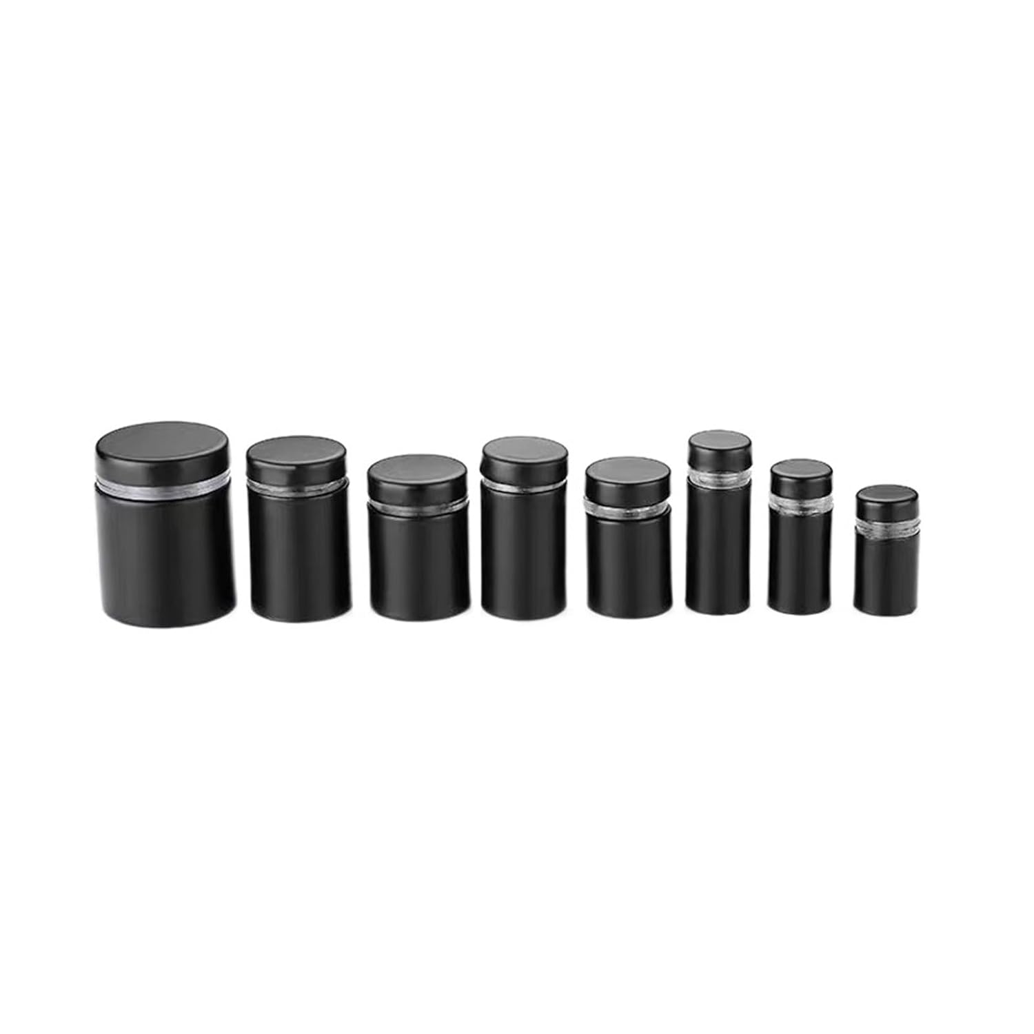 500PCS Stainless Steel Hollow Advertisement Nails Screws Sign Billboard Glass Standoff Pins Fixing Fastener Hardware(12X25mm)