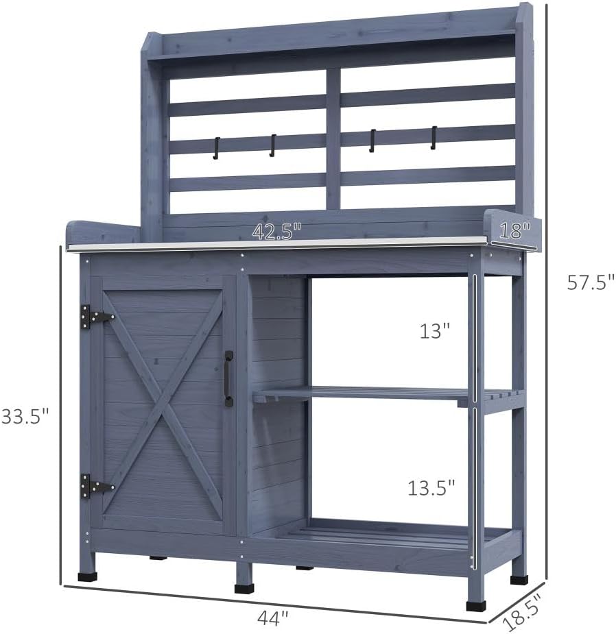 Easy to Clean Wooden Potting Bench