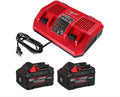 Milwaukee M18 REDLITHIUM Forge XC8.0 Dual Battery Starter Bundle
