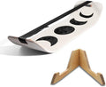 GIBBON SlackBoard - GiBoard Balance Board Kids & Adults - Slackline Balance Trainer - Slack Board Core Workout Equipment Home Gym Training - Standing Desk Exercise - Yoga, Agility, Pilates & More