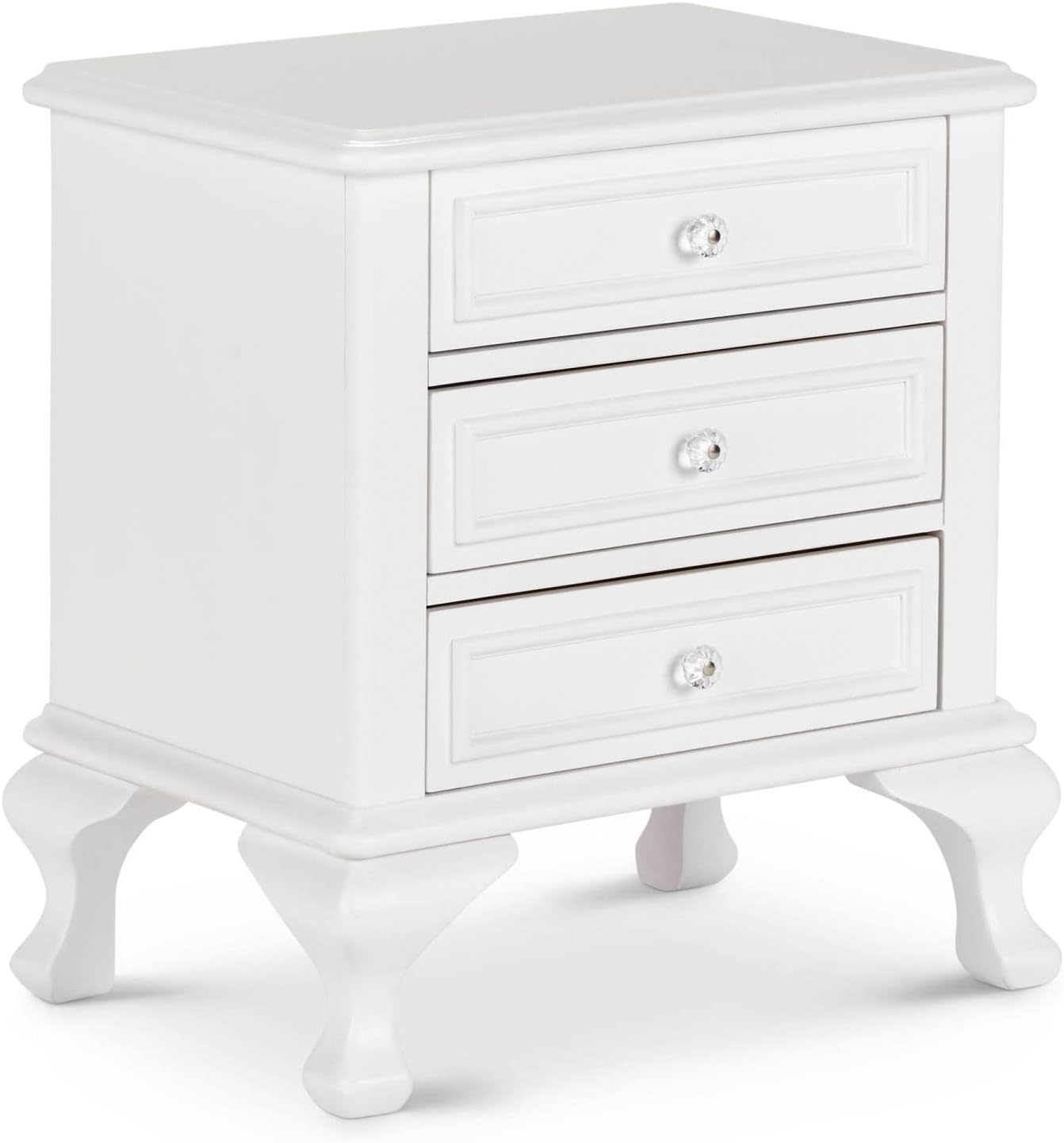 Elements Picket House Furnishings Jenna 5 Piece Full Bedroom Set in White
