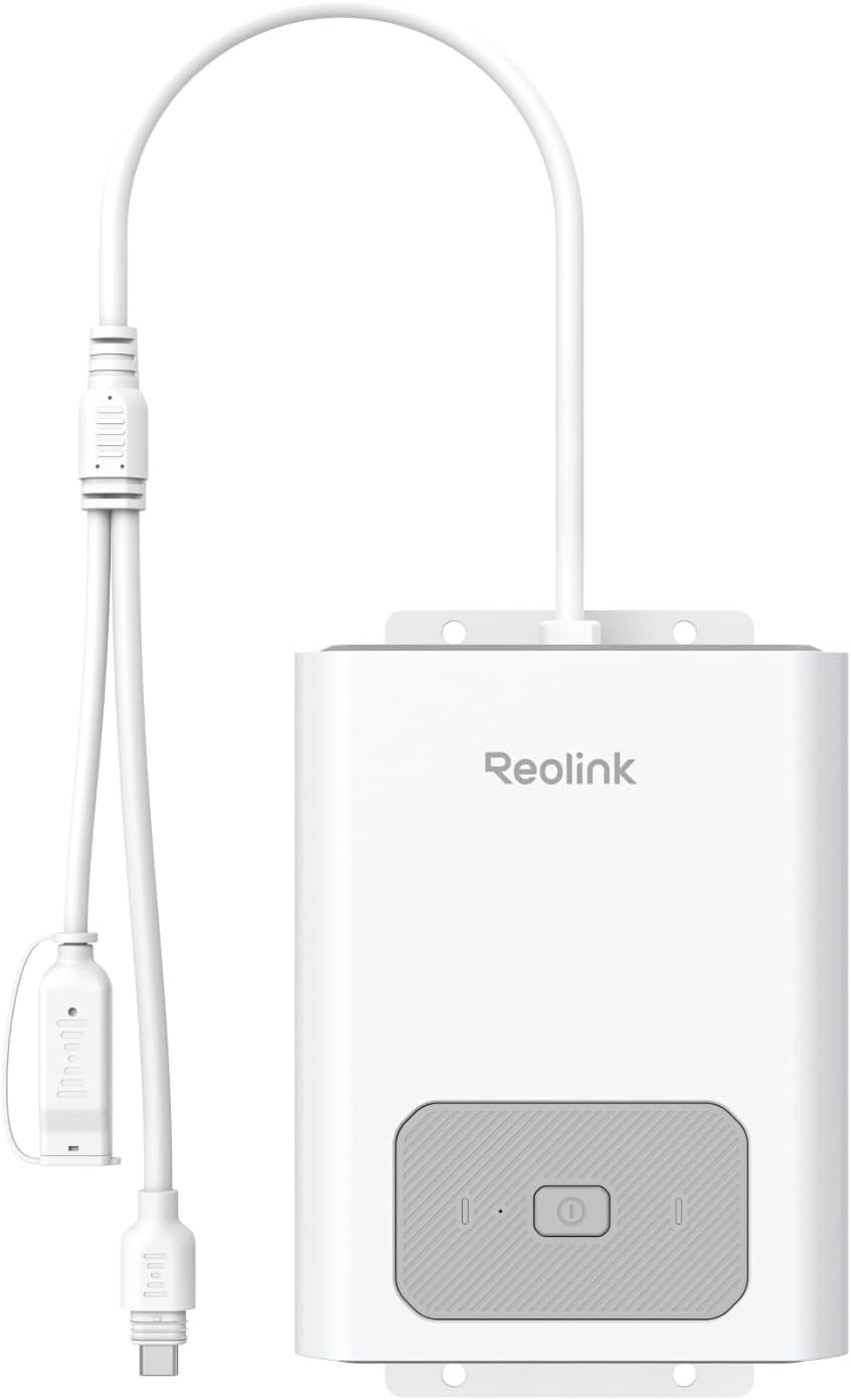 REOLINK High-Capacity Solar-Powered Battery Pack, Compatible Battery Cameras, Outdoor Use, RLA-BP1