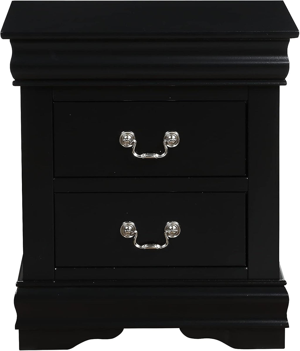 Black 4PCS Bedroom Set(E. King)