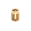 E-Z LOK Threaded Insert for Plastic Flush Brass Thread Inserts 0-80 (Pack of 40, 1000 Count Total)