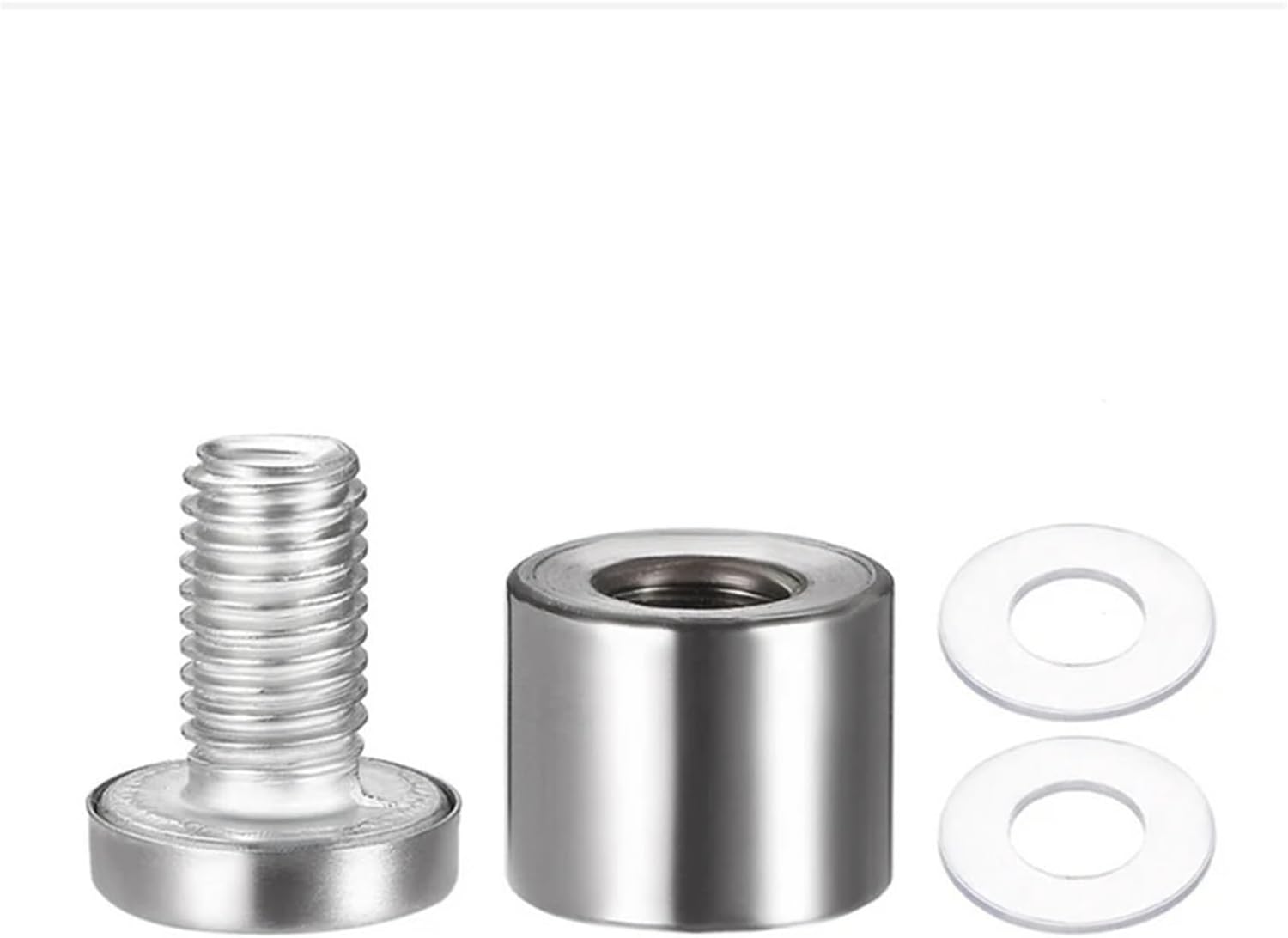 Standoff fixings Billboard Fixing Screws 40/50pcs,Stainless Steel Sign Standoff Screws Suitable for Standoff Fixings for Glass Posters(19x60mm)
