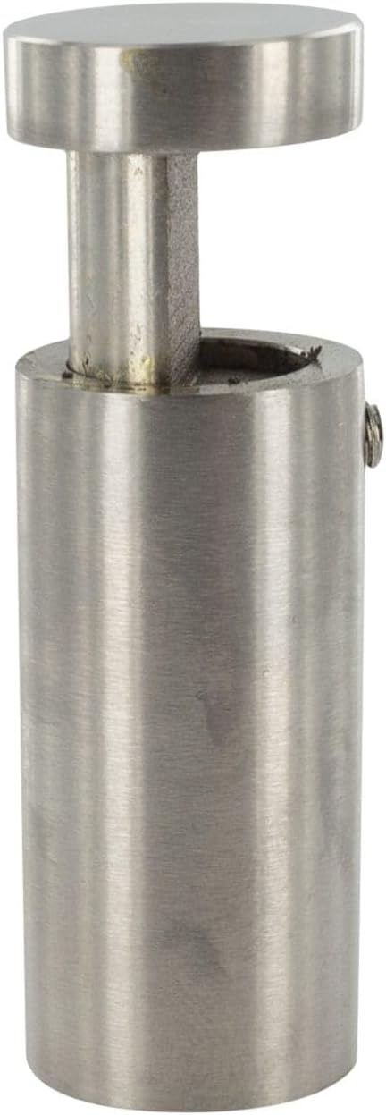 Sign Standoff 3/4' Diameter x 1-1/2' Barrel Length Brushed Stainless Finish Eco Easy Edge It No Drill Standoff Pack of 20 by Outwater