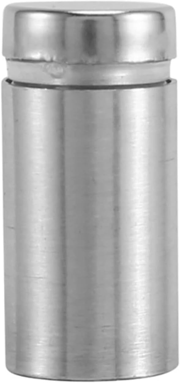 Standoff Fixings， 100 Pcs,12x25mm Stainless Steel Sign Standoff Screws Suitable for Standoff Fixings for Glass Posters