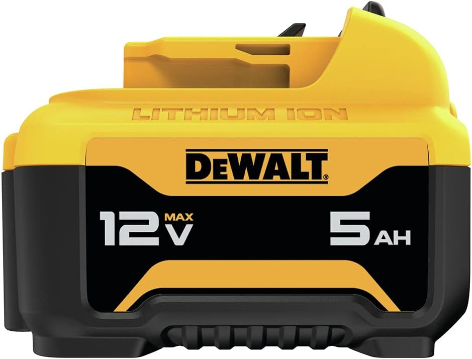 DEWALT 12V MAX 5Ah Battery, Lithium-Ion, 2-Pack (DCB126-2)