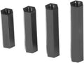 Spacer Standoff Kit, Black Nylon Spacers Standoffs M2 M2.5 M3 M4 Female to Female Plastic Pillars Stud(18mm,M4 500pcs)
