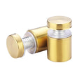 Multi-Sizes 500PCS Stainless Steel Hollow Advertisement Nails Screws Sign Billboard Glass Standoff Pins Fixing Fastener Hardware(16X30mm)
