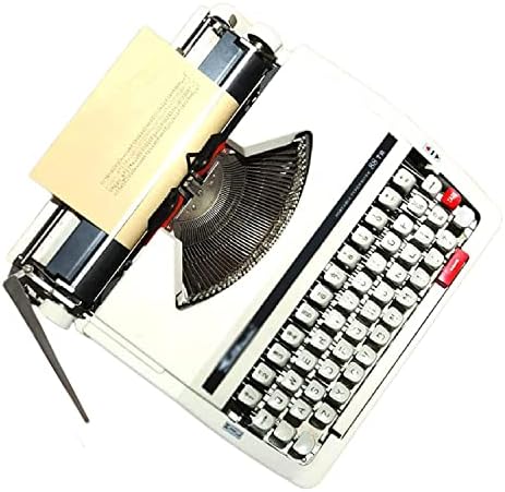 Portable Mechanical Typewriter - Vintage Manual Typewriter for Notes & Creative Writing - Classic Design for Writers & Literary Enthusiasts