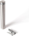 Stainless Steel Standoff 5/8 Inch Diameter x 4 Inch Barrel Length Brushed Finish for PVC, Glass and Acrylic Sign Stand Off Wall Anchors and Screws 100 Piece Commercial Space Pack