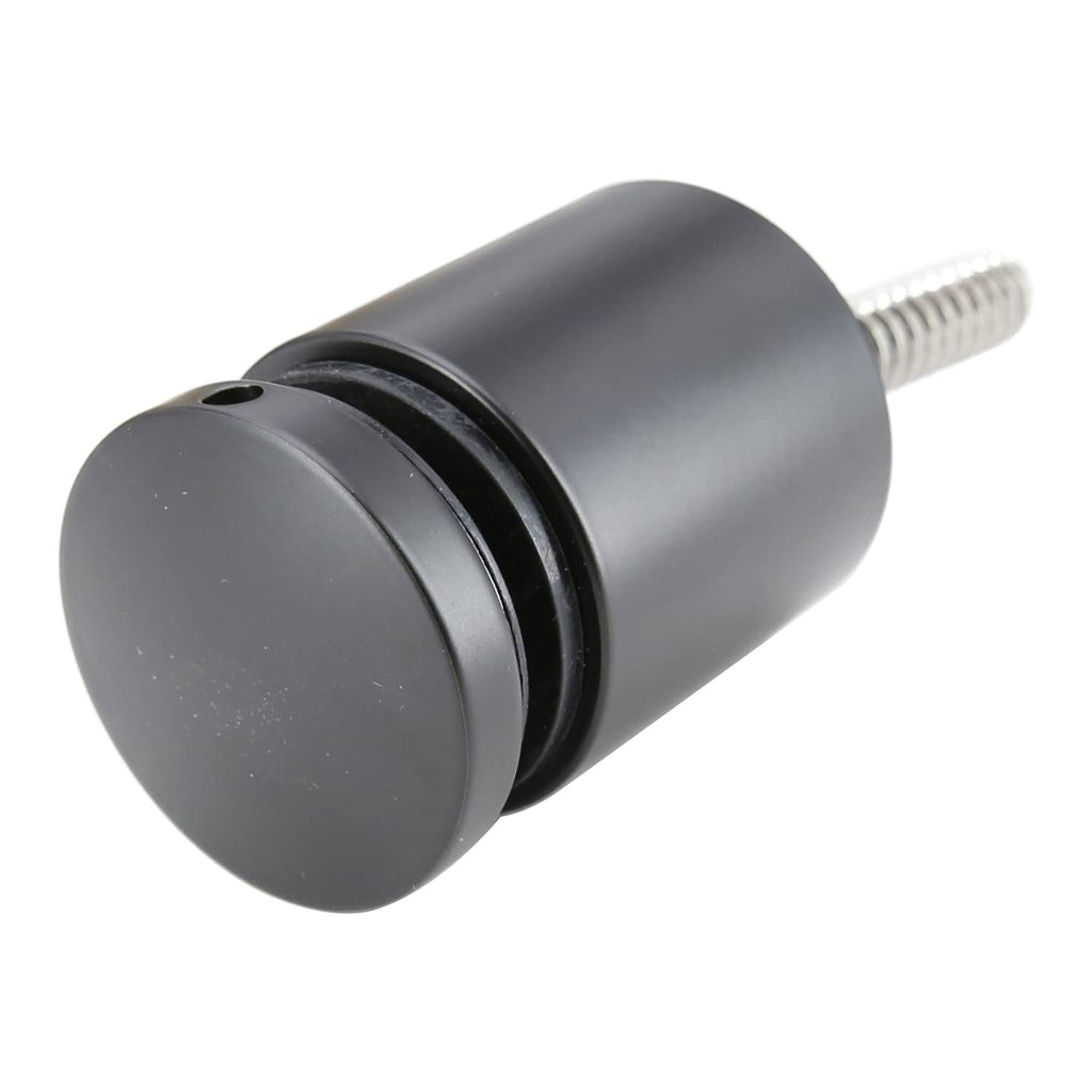 Stainless Steel 316 Grade 1-31/32 in (50mm) Diameter Adjustable Glass Standoff, 1-31/32 in Projection, Matt Black Finish, SO-50B, 4 Pieces