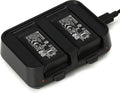 Sennheiser Pro Audio EW-D Charging Set, Dual-Bay Charger w/ 2 Lithium-Ion BA-70 Battery Packs