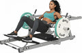 GMWD Hip Thrust Machine, 800LBS Plate-Loaded Glute Bridge Machine with Weight Holder, Heavy Duty Butt Exercise Equipment for Glute Muscles Building and Butt Shaping, Adjustable Footboard(R100LB