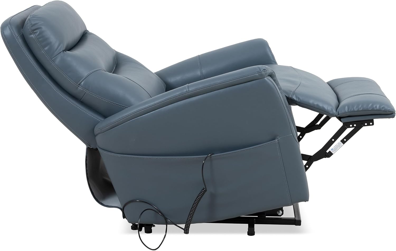 Parker Living Gemini - Softy Azure Power Lift Recliner Chair Two-Pack with Articulating Headrest, 90% Polyester and 10% PU, Electric Recliner for Living Room, Bedroom