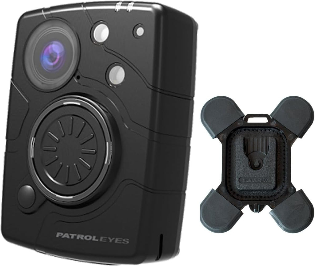 LITE 2K 64GB HD 12 Hour Battery Infrared IR Police Law Enforcement Body Security Camera with Super Strong Quick Release Body Camera Magnet Mount PE-LITE
