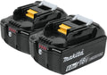 Makita BL1860B-2 18V LXT Lithium-Ion 6.0Ah Battery, 2/pk, Black