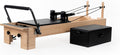 Balanced Body Studio Pilates Reformer with Sitting Exercise Box, Pilates Machine for Studio or at-Home Gym Equipment, Exercise Equipment for Fitness and Well-Being