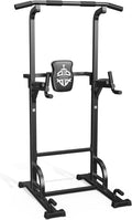 Sportsroyals Power Tower Pull Up Bar Station, 450LBS Stable Pull Up Dip Station for Home Gym Strength Training Equipment | FED Fitness