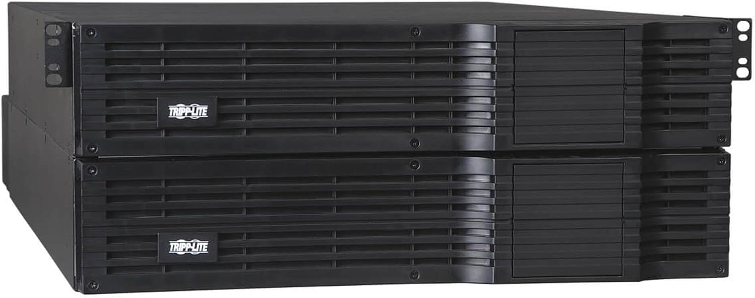 Tripp Lite 192V Extended Battery Pack Module EBM, 4U Rackmount Hardware Included, Daisychain Option, User Replaceable Battery Cartridges, Heavy-Gauge Cabling Included, 2-Year Warranty (BP192V18-4U)
