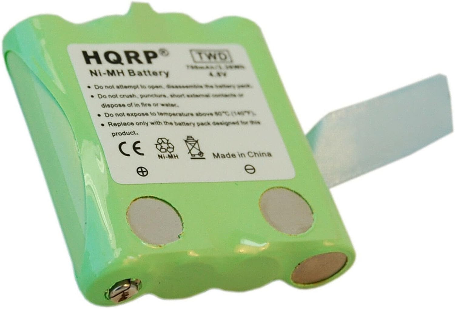 HQRP 10-Pack Battery Pack for UNIDEN BP-38 BP-40 GMR1438-2 GMR1438-2CK GMR2872-2CK GMR1558 GMR1558-2ck GMR1588 GMR1588-2ck Two-Way Radio