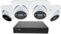 Swann AdvancedX™ 4K Wired NVR Security Camera System, 8 Channels, 4 Outdoor PoE Cameras, 1TB Hard Drive Storage, Color Night Vision, Video Analysis (4 Dome Cameras 8 Channel NVR 4K 1TB HDD)