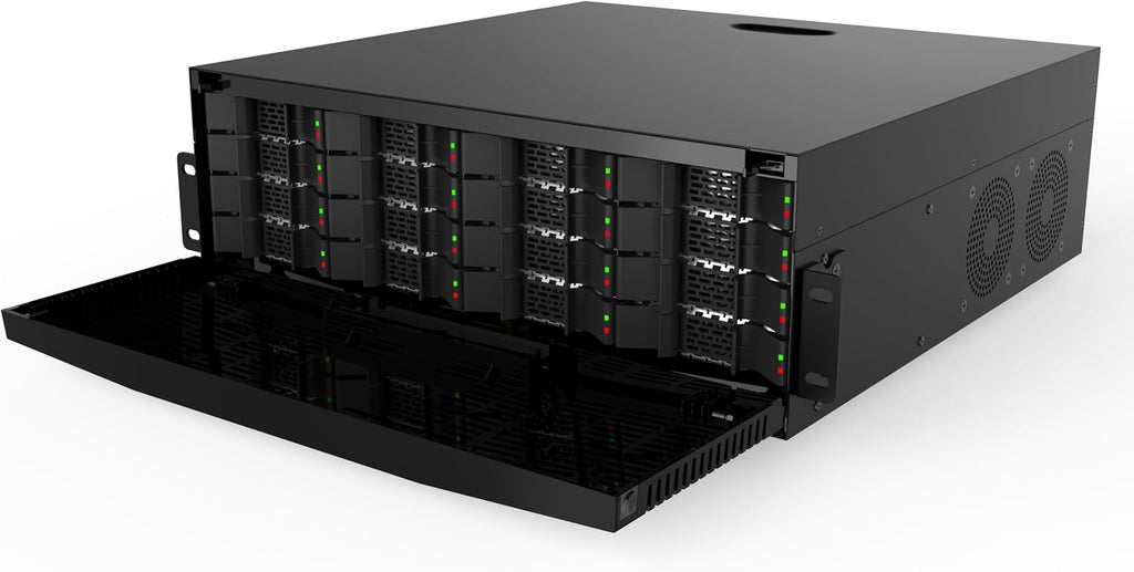 GW Security 128 Channel 6K 12MP NVR Video Recorder Alone, Supports up to 128 x 12MP/8MP/5MP IP Cameras, Supports up to 288TB Storage and 8K HDMI (GW55128NSN)