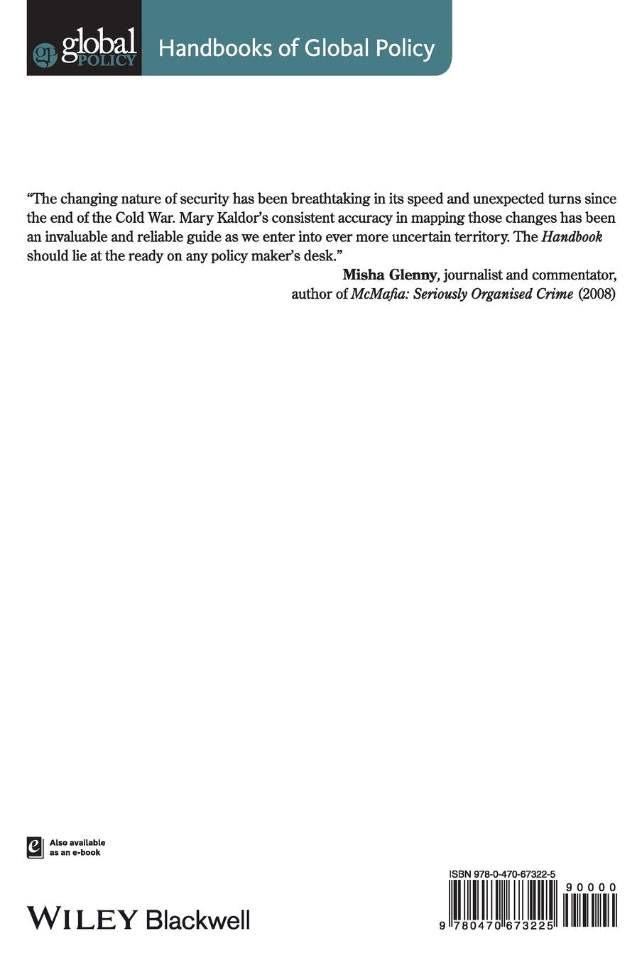 The Handbook of Global Security Policy (Handbooks of Global Policy)