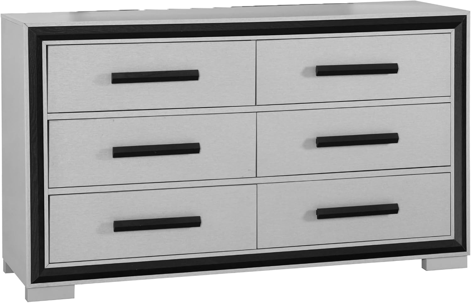 Grey Black 5PC.King Bedroom Set