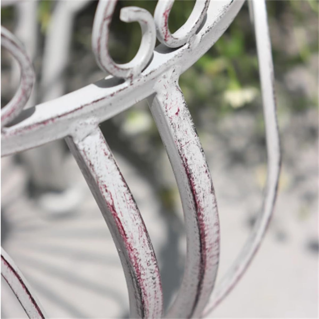 2Pcs Metal flower stand, Heavy Duty Plant Pot Shelf,Outdoor Garden Potting Bench Table,Iron Flower Pot Stands/rack,Outdoor/Indoor Plant Display Rack,for Home Garden Backyard Patio,White