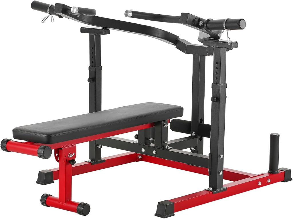 VEVOR Chest Press Machine, Bench Press Set, Adjustable Flat Incline Bench with Independent Converging Arms, Upper Chest Equipment, Fitness Home Gym Equipment Chest