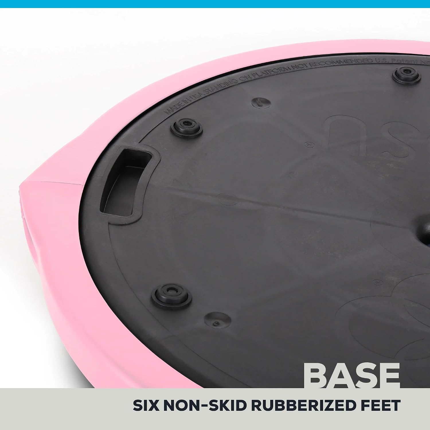 BOSU Nexgen Balance Trainer, Half-Ball Training Equipment, 65 cm Diameter, 300 lb Capacity - Burst-Resistant Stability Exercise Tool w/Non-Slip Base, Includes Hand Pump, Commercial-Grade