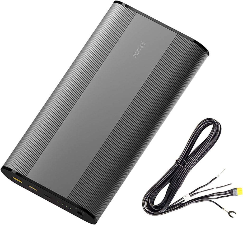 70mai Dash Cam Battery Pack BL96NNX, Hardwire Charging via Fuse Box, 96Wh LiFePO4 Backup Power, Up to 30-Hour Parking Mode, Low Voltage Protection, 11.2-30V input, XT30+Type-C Output, 7-protection BMS