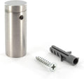 Sign Standoff 3/4' Diameter x 1-1/2' Barrel Length Brushed Stainless Finish Eco Easy Edge It No Drill Standoff Pack of 20 by Outwater