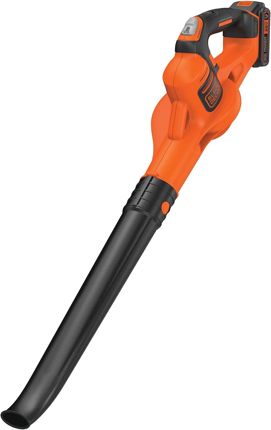 BLACK+DECKER 20V MAX* Cordless Sweeper with Power Boost, Leaf Blower with Battery and Charger (LSW321)