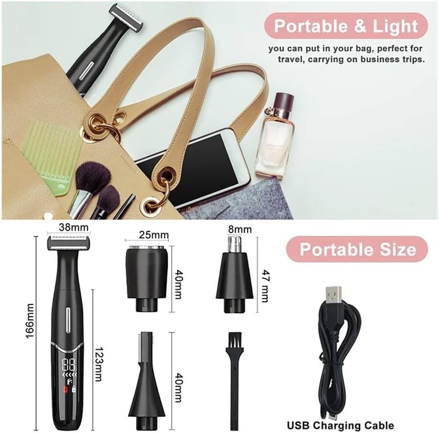 Haircut Precision Shaver Men Bikini Line Sensitive Razor Balls Eggs Hair Shaving Trimmer Face Beard Clipper