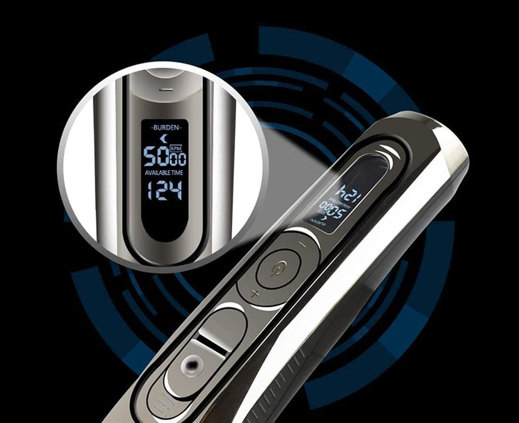 WEedsy Men's Hair Trimmer - Cordless Ceramic & Titanium Blade, Rechargeable, USB Charging, 4 Length Combs, Pet Friendly