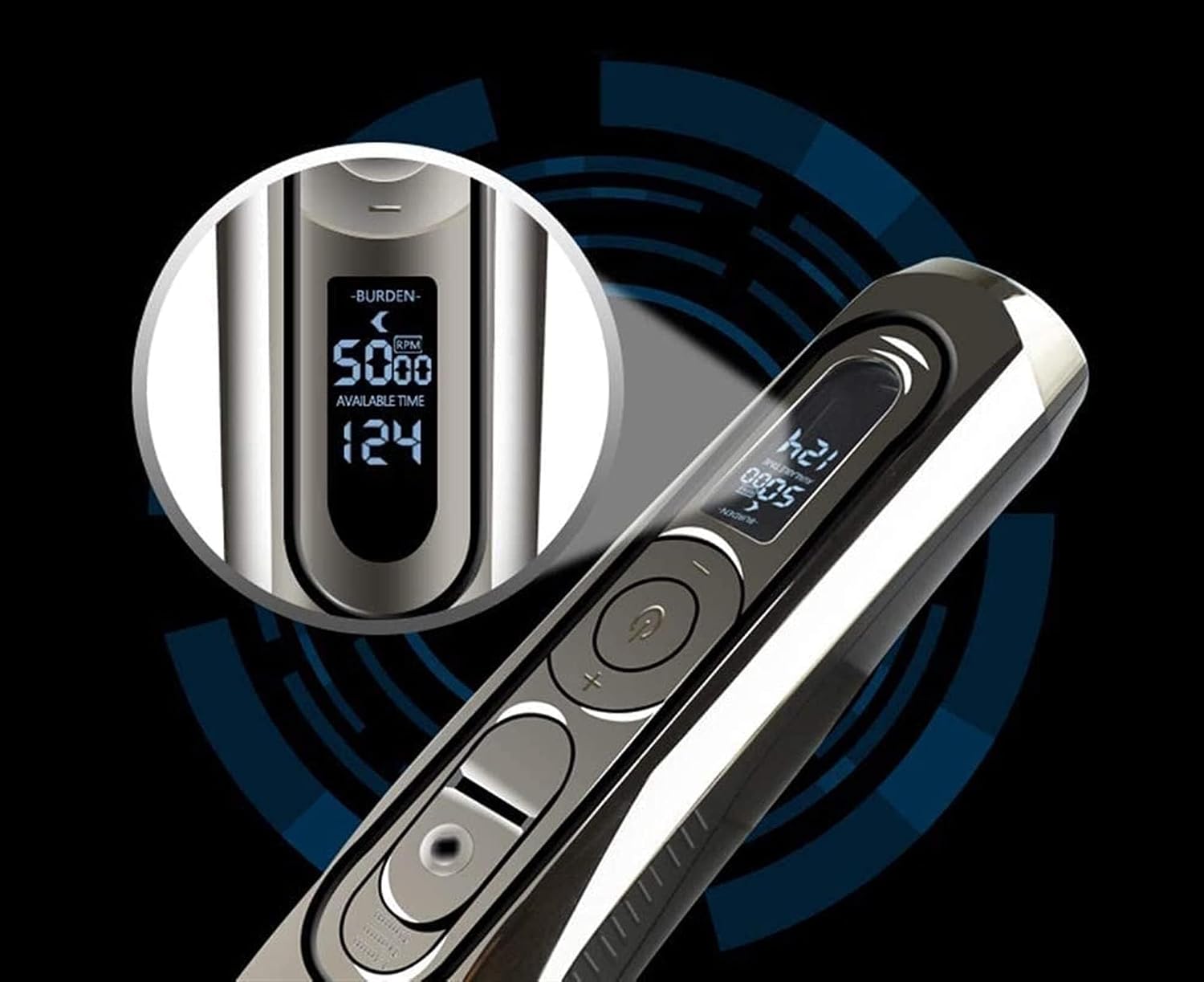 WEedsy Men's Hair Trimmer - Cordless Ceramic & Titanium Blade, Rechargeable, USB Charging, 4 Length Combs, Pet Friendly